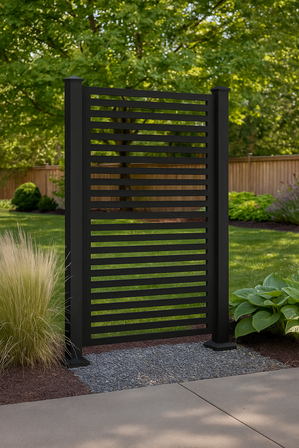 Black Horizon Privacy Screens