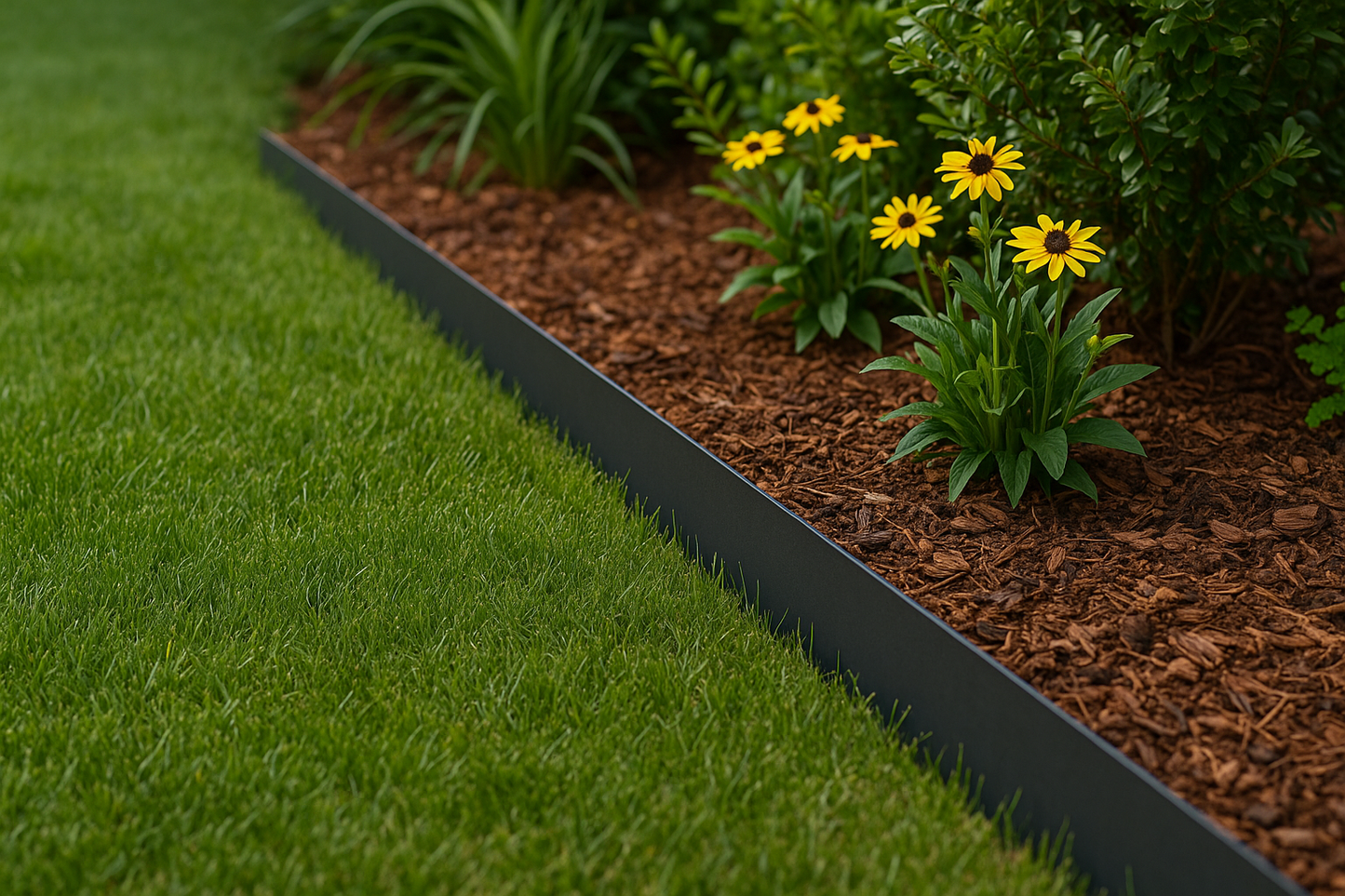 White Mountain Metal Lawn Edging Kit (20 ft Total)