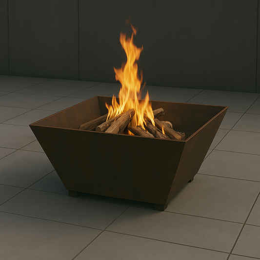 IronPeak Tapered Steel Fire Pit