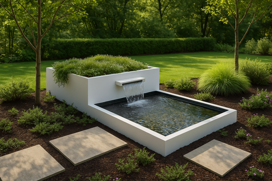 CascadeForm Laser-Cut Steel Water Feature
