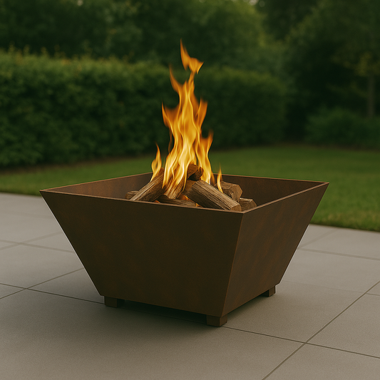 IronPeak Tapered Steel Fire Pit