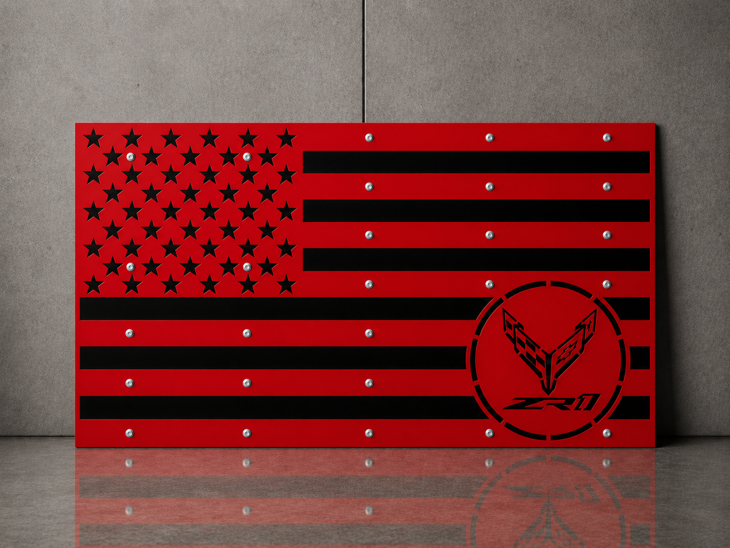 ZR1 Corvette Flag