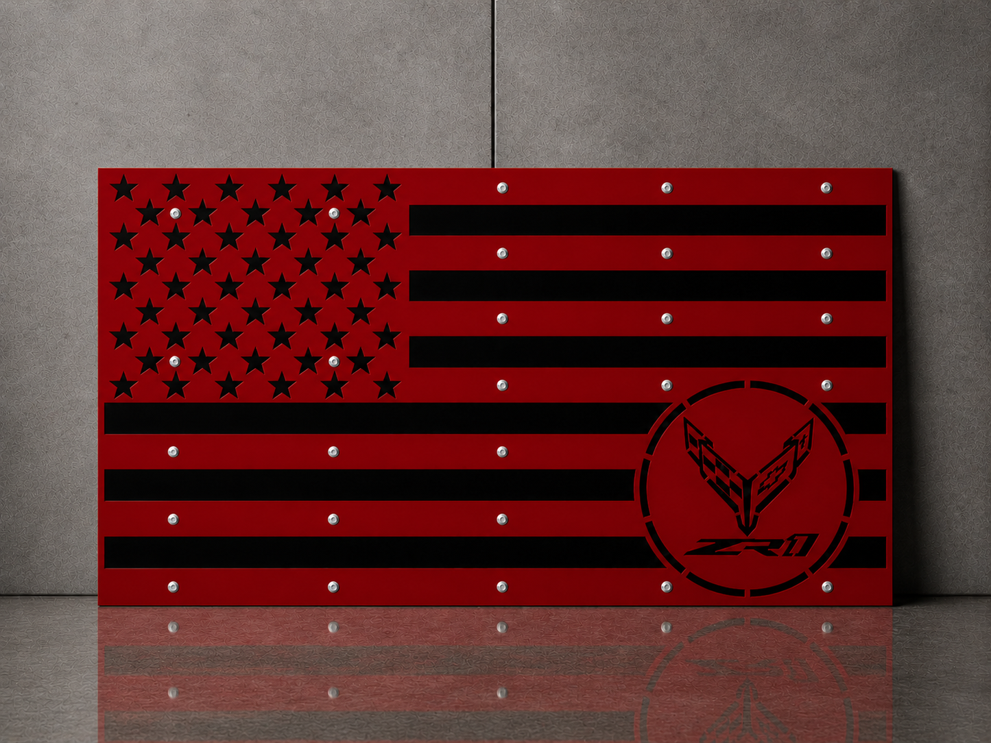 ZR1 Corvette Flag