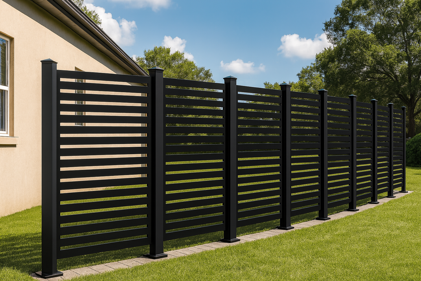 Black Horizon Privacy Screens