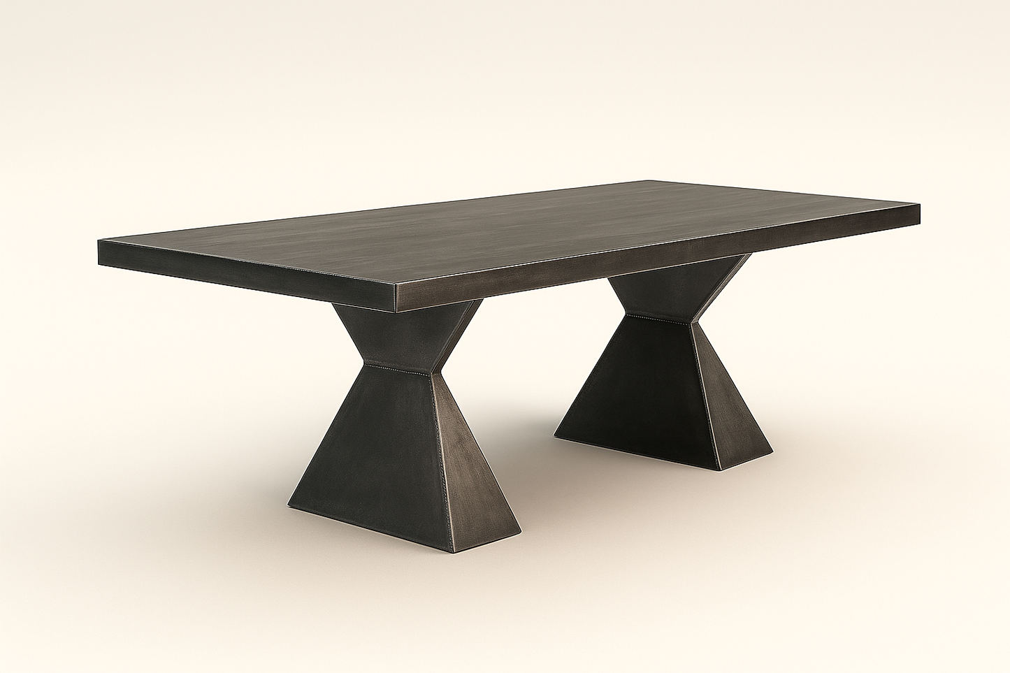 Double Pedestal Table
