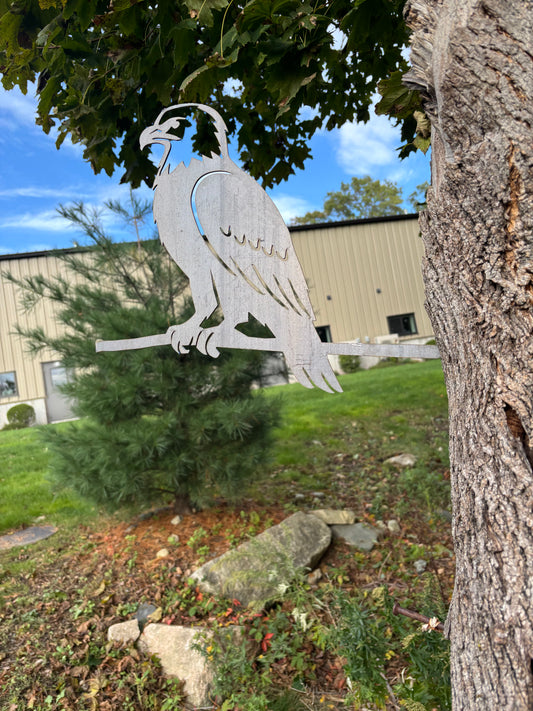 Eagle Tap-In Tree Stake – Corten® Steel Garden Accent