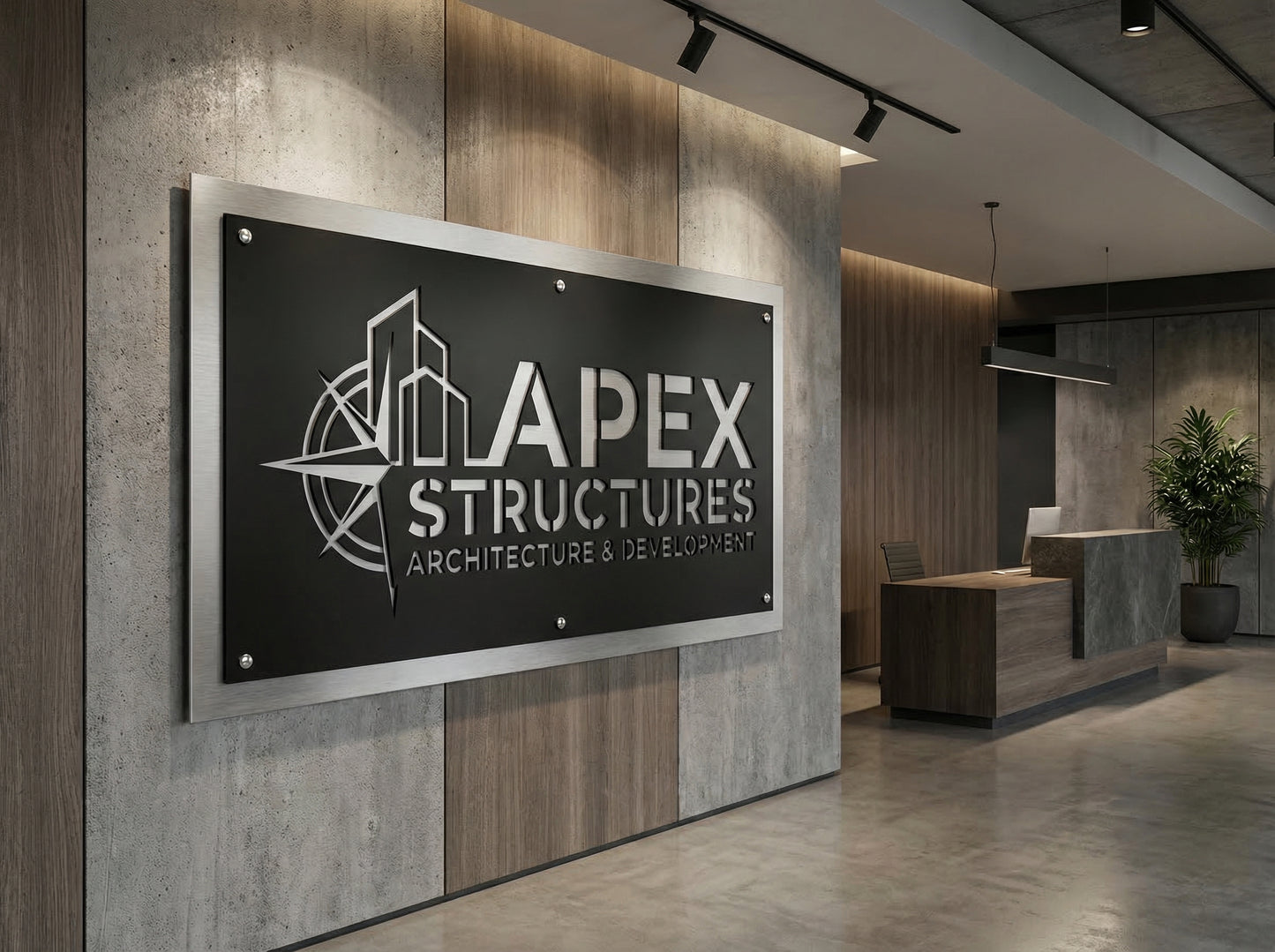 Custom Business Logo For Wall